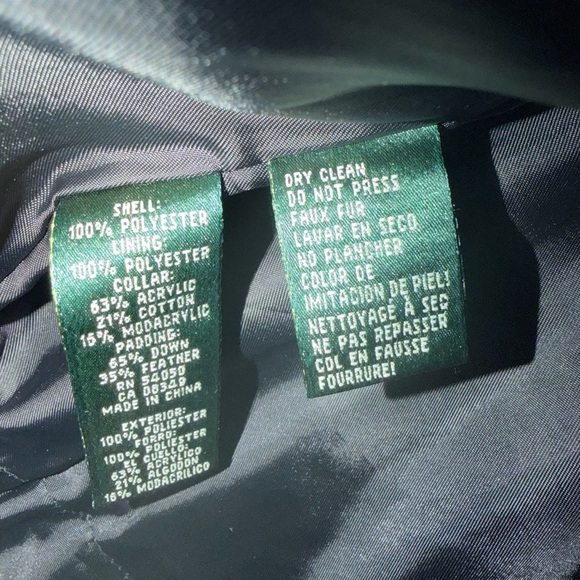 Ralph Lauren Buffalo Plaid Down Coat Parka - Picture 11 of 14